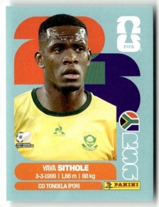 RSA15 Yaya Sithole RPA Base Naklejki FIFA World Cup 2026 Panini
