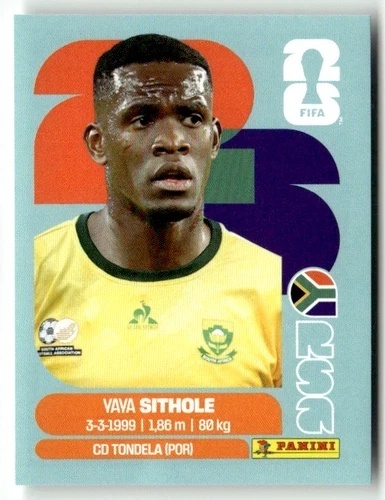 RSA15 Yaya Sithole RPA Base Naklejki FIFA World Cup 2026 Panini