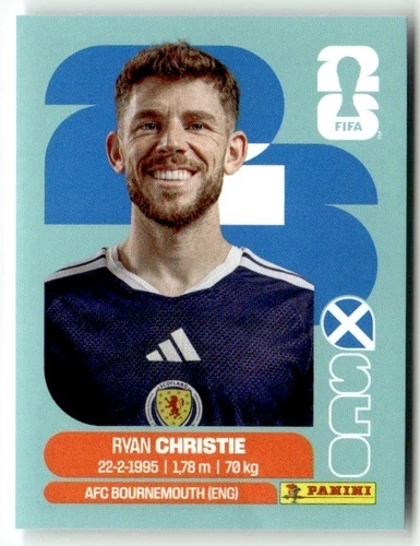 SCO15 Ryan Christie Szkocja Base Naklejki FIFA World Cup 2026 Panini