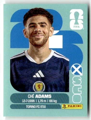 SCO19 Che Adams Szkocja Base Naklejki FIFA World Cup 2026 Panini