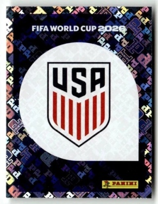 USA1 Emblem USA foil Naklejki FIFA World Cup 2026 Panini