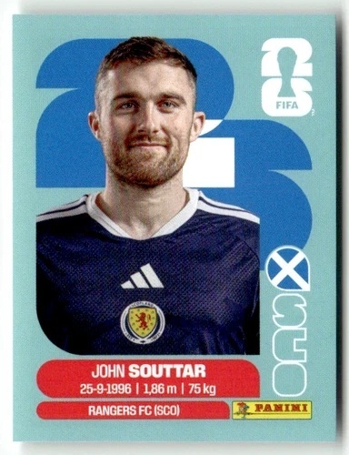 SCO8 John Souttar Szkocja Base Naklejki FIFA World Cup 2026 Panini