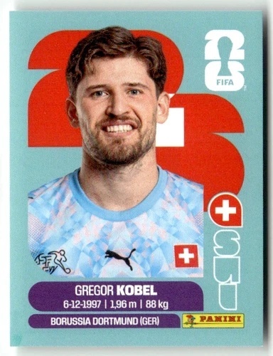 SUI2 Gregor Kobel Szwajcaria Base Naklejki FIFA World Cup 2026 Panini