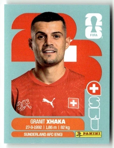 SUI9 Granit Xhaka Szwajcaria Base Naklejki FIFA World Cup 2026 Panini