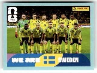 SWE13 Team Photo Szwecja Base Naklejki FIFA World Cup 2026 Panini
