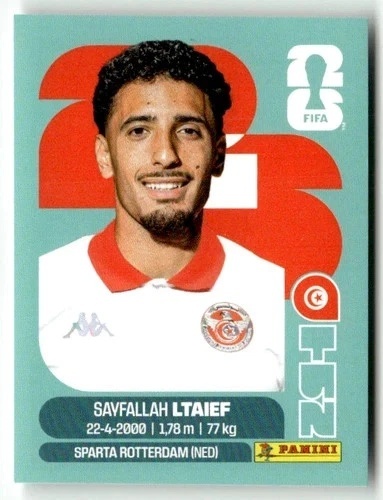 TUN19 Sayfallah Ltaief Tunezja Base Naklejki FIFA World Cup 2026 Panini