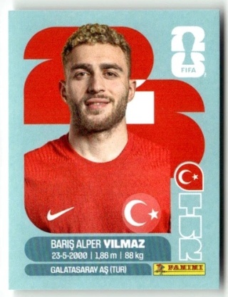 TUR18 Baris Alper Yilmaz Turcja Base Naklejki FIFA World Cup 2026 Panini