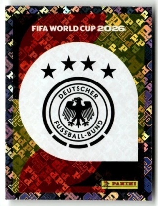 GER1 Emblem Niemcy foil Naklejki FIFA World Cup 2026 Panini