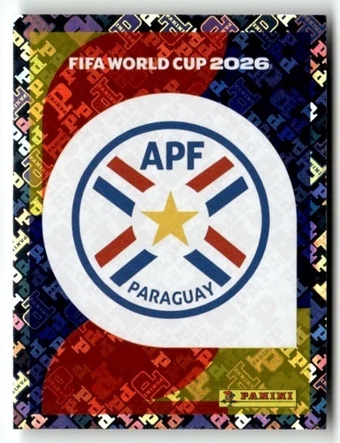 PAR1 Emblem Paragwaj foil Naklejki FIFA World Cup 2026 Panini