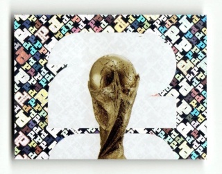 FWC1 Official Emblem 1 FIFA World Cup 2026 foil Naklejki FIFA World Cup 2026 Panini