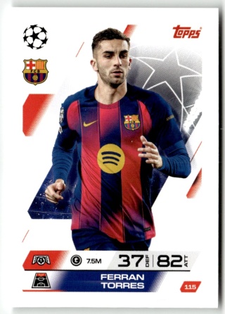 115 Ferran Torres FC Barcelona Base Match Attax 2025/26