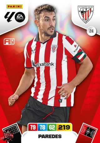 24 Paredes Athletic Club Base La Liga 2025/26 Panini