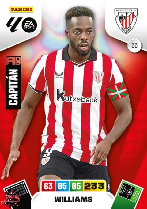 33 Williams Athletic Club Base La Liga 2025/26 Panini