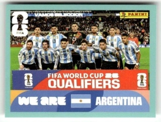 ARG13 Team Photo Argentyna Base Naklejki FIFA World Cup 2026 Panini
