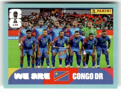 COD13 Team Photo Kongo Base Naklejki FIFA World Cup 2026 Panini