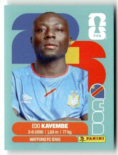 COD10 Edo Kayembe Kongo Base Naklejki FIFA World Cup 2026 Panini
