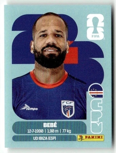 CPV20 Bebe Wyspy Zielonego Przylądka Base Naklejki FIFA World Cup 2026 Panini