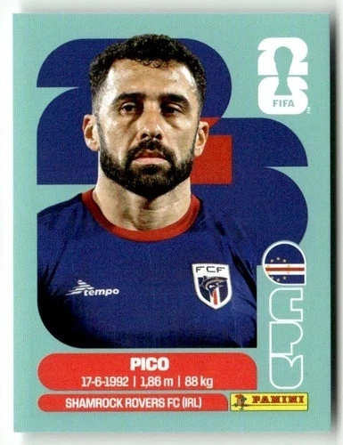 CPV4 Pico Wyspy Zielonego Przylądka Base Naklejki FIFA World Cup 2026 Panini