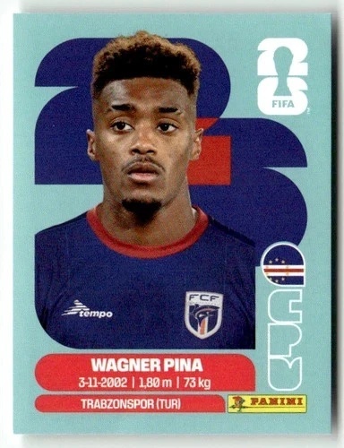 CPV7 Wagner Pina Wyspy Zielonego Przylądka Base Naklejki FIFA World Cup 2026 Panini