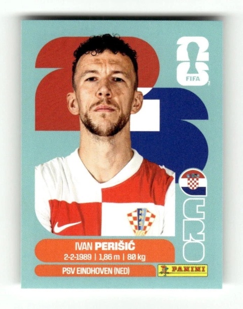 CRO16 Ivan Perišić Chorwacja Base Naklejki FIFA World Cup 2026 Panini