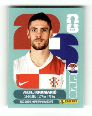 CRO19 Andrej Kramarić Chorwacja Base Naklejki FIFA World Cup 2026 Panini