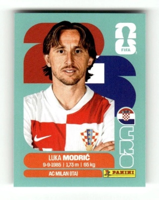 CRO9 Luka Modrić Chorwacja Base Naklejki FIFA World Cup 2026 Panini