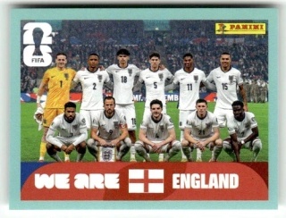 ENG13 Team Photo Anglia Base Naklejki FIFA World Cup 2026 Panini