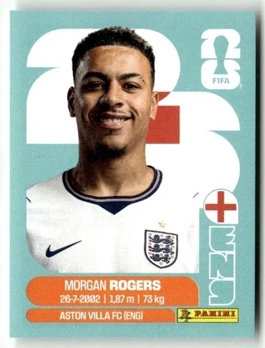 ENG14 Morgan Rogers Anglia Base Naklejki FIFA World Cup 2026 Panini