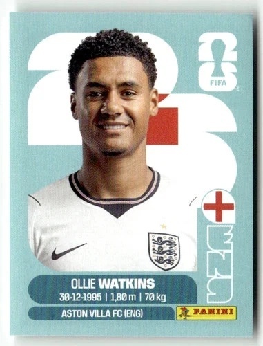 ENG20 Ollie Watkins Anglia Base Naklejki FIFA World Cup 2026 Panini