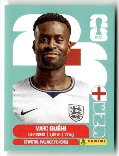 ENG4 Marc Guéhi Anglia Base Naklejki FIFA World Cup 2026 Panini