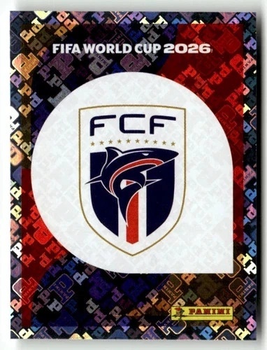 CPV1 Emblem Wyspy Zielonego Przylądka foil Naklejki FIFA World Cup 2026 Panini