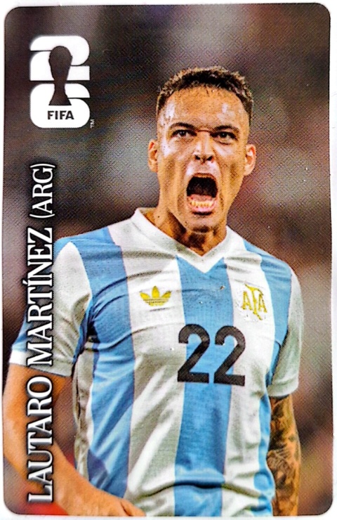 Lautaro Martinez Argentyna Coca-Cola Naklejki FIFA World Cup 2026 Panini