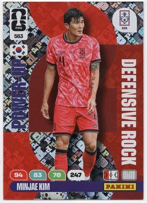 563 Min-jae Kim Korea Republic Defensive Rocks Panini FIFA World Cup 2026