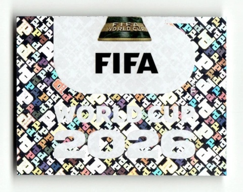 FWC2 Official Emblem 2 FIFA World Cup 2026 foil Naklejki FIFA World Cup 2026 Panini