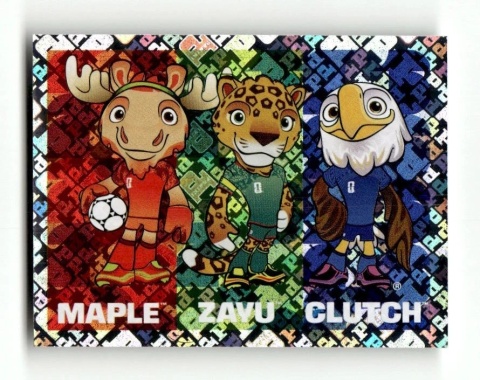 FWC3 Official Mascots FIFA World Cup 2026 foil Naklejki FIFA World Cup 2026 Panini