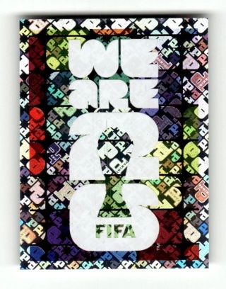 FWC4 Official Slogan FIFA World Cup 2026 foil Naklejki FIFA World Cup 2026 Panini