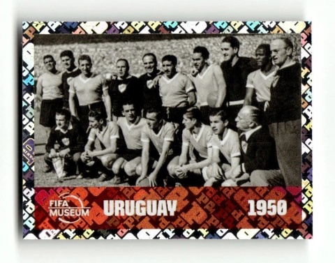 FWC10 Uruguay 1950 FIFA World Cup History foil Naklejki FIFA World Cup 2026 Panini