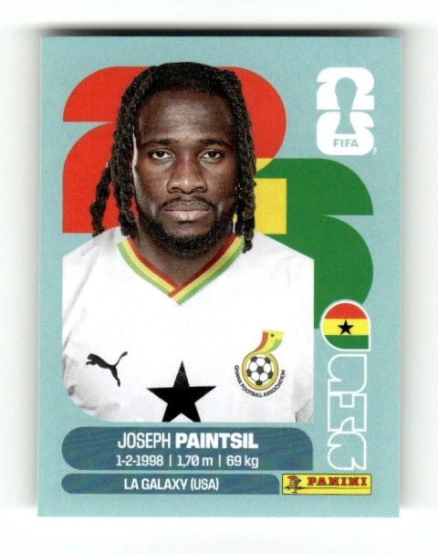 GHA18 Joseph Paintsil Gana Base Naklejki FIFA World Cup 2026 Panini