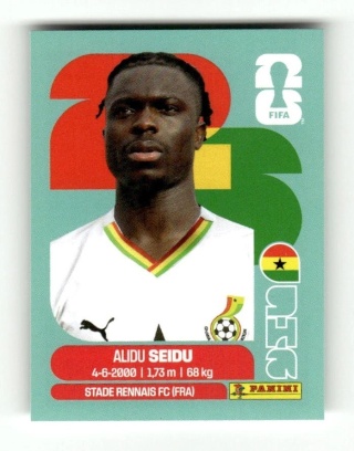GHA5 Alidu Seidu Gana Base Naklejki FIFA World Cup 2026 Panini