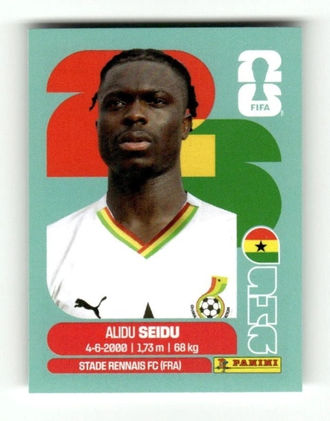 GHA5 Alidu Seidu Gana Base Naklejki FIFA World Cup 2026 Panini
