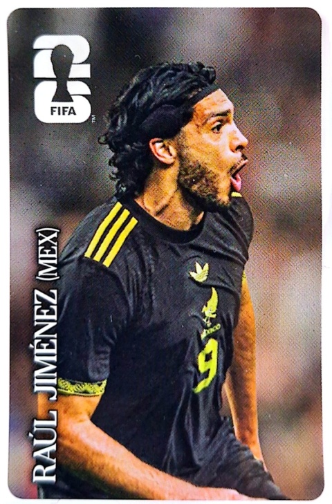 Raul Jimenez Meksyk Coca-Cola Naklejki FIFA World Cup 2026 Panini