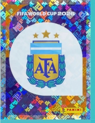 ARG1 Emblem Argentyna foil Naklejki FIFA World Cup 2026 Panini