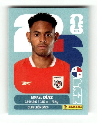 PAN16 Ismael Díaz Panama Base Naklejki FIFA World Cup 2026 Panini