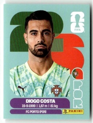 POR2 Diogo Costa Portugalia Base Naklejki FIFA World Cup 2026 Panini
