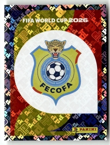 COD1 Emblem Kongo foil Naklejki FIFA World Cup 2026 Panini
