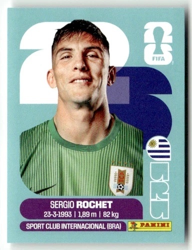 URU2 Sergio Rochet Urugwaj Base Naklejki FIFA World Cup 2026 Panini
