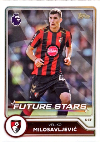 3 Veljko Milosavljević Bournemouth Future Stars Topps Premier League 2026/27