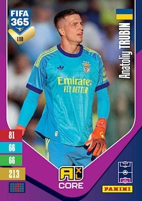 100 Anatoliy Trubin SL Benfica Base FIFA 365 2027