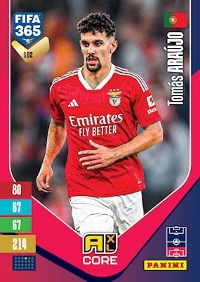 102 Tomás Araújo SL Benfica Base FIFA 365 2027