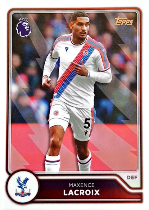 106 Maxence Lacroix Crystal Palace Base Topps Premier League 2026/27